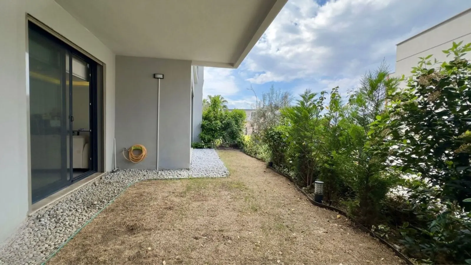 Mature garden